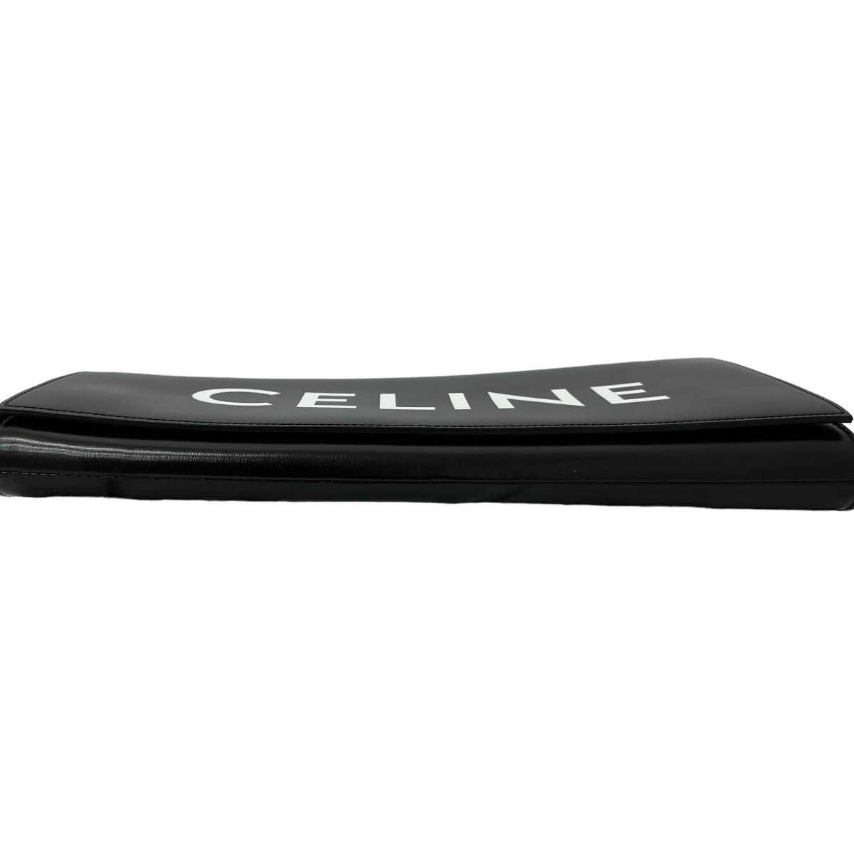 CELINE(セリーヌ) ASYMETRIC CLUTCH IN SHINY CALFSKIN WITH CELINE(セリーヌ) ASYMETRIC CLUTCH IN SHINY CALFSKIN WITH