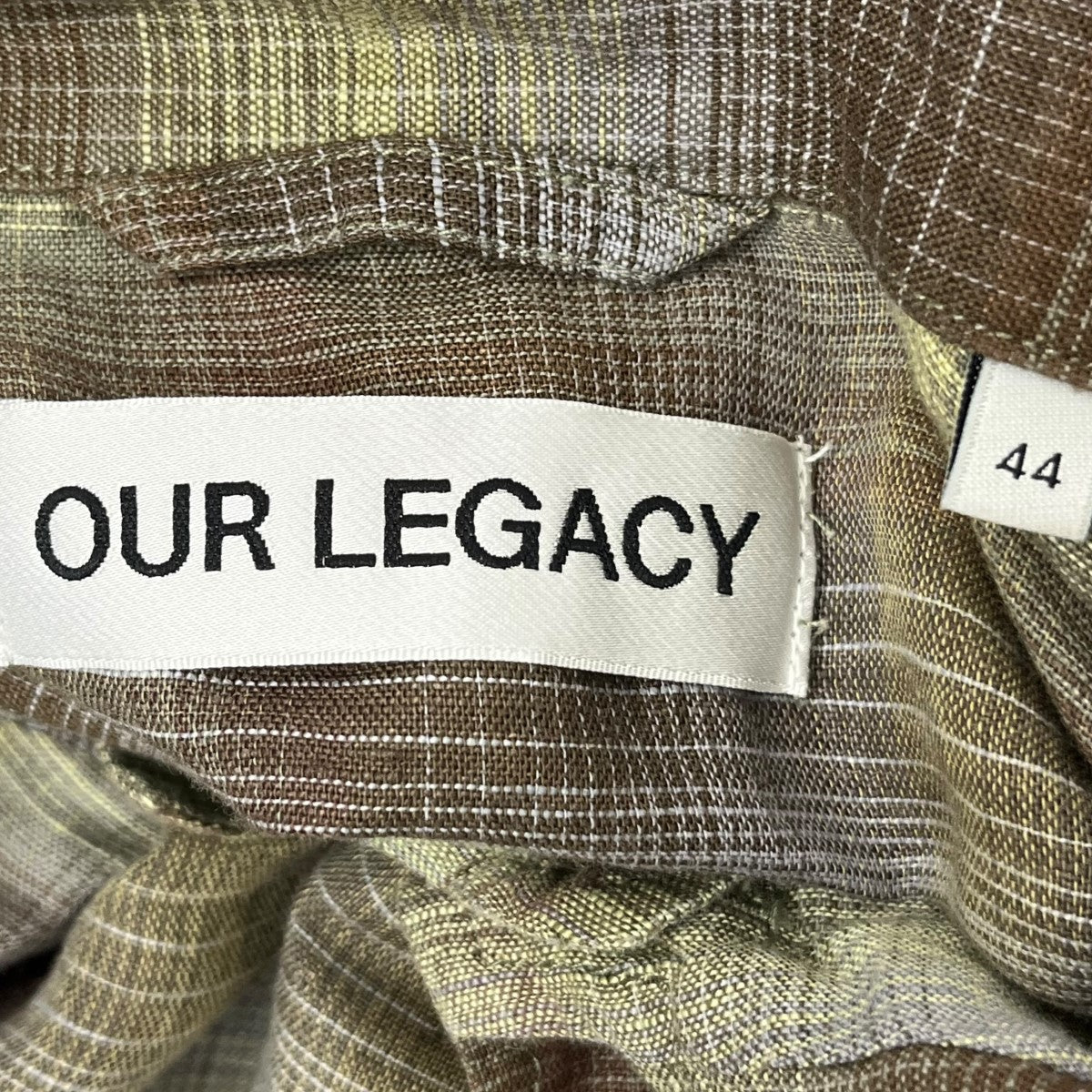 OUR LEGACY(アワーレガシー) BOX SHIRT チェックシャツ M2242BM グリーン サイズ 44｜【公式】カインドオルオンライン  ブランド古着・中古通販【kindal】