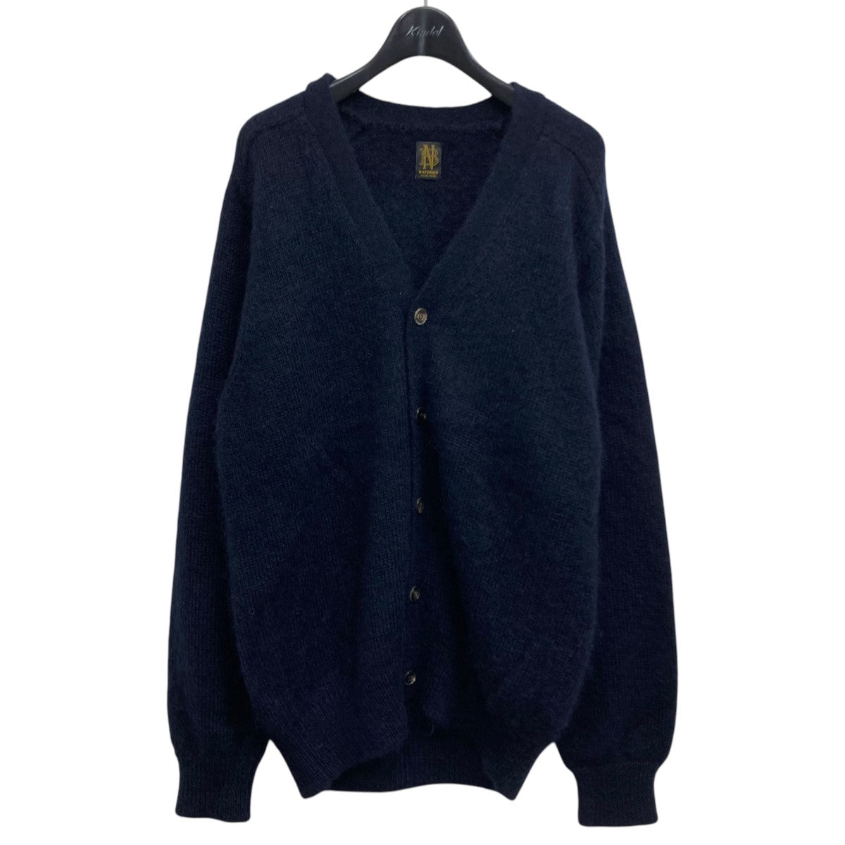 BATONER(バトナー) 22AW PURE MOHAIR CARDIGAN モヘアカーディガン BN-22FW-065 ネイビー サイズ  3｜【公式】カインドオルオンライン ブランド古着・中古通販【kindal】