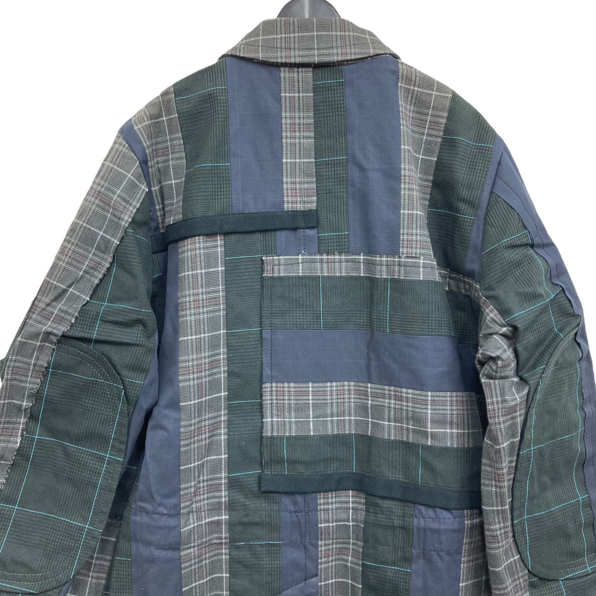 sacai(サカイ) パッチワークコート 21-02479M グレー サイズ 2｜【公式】カインドオルオンライン ブランド古着・中古通販【kindal】