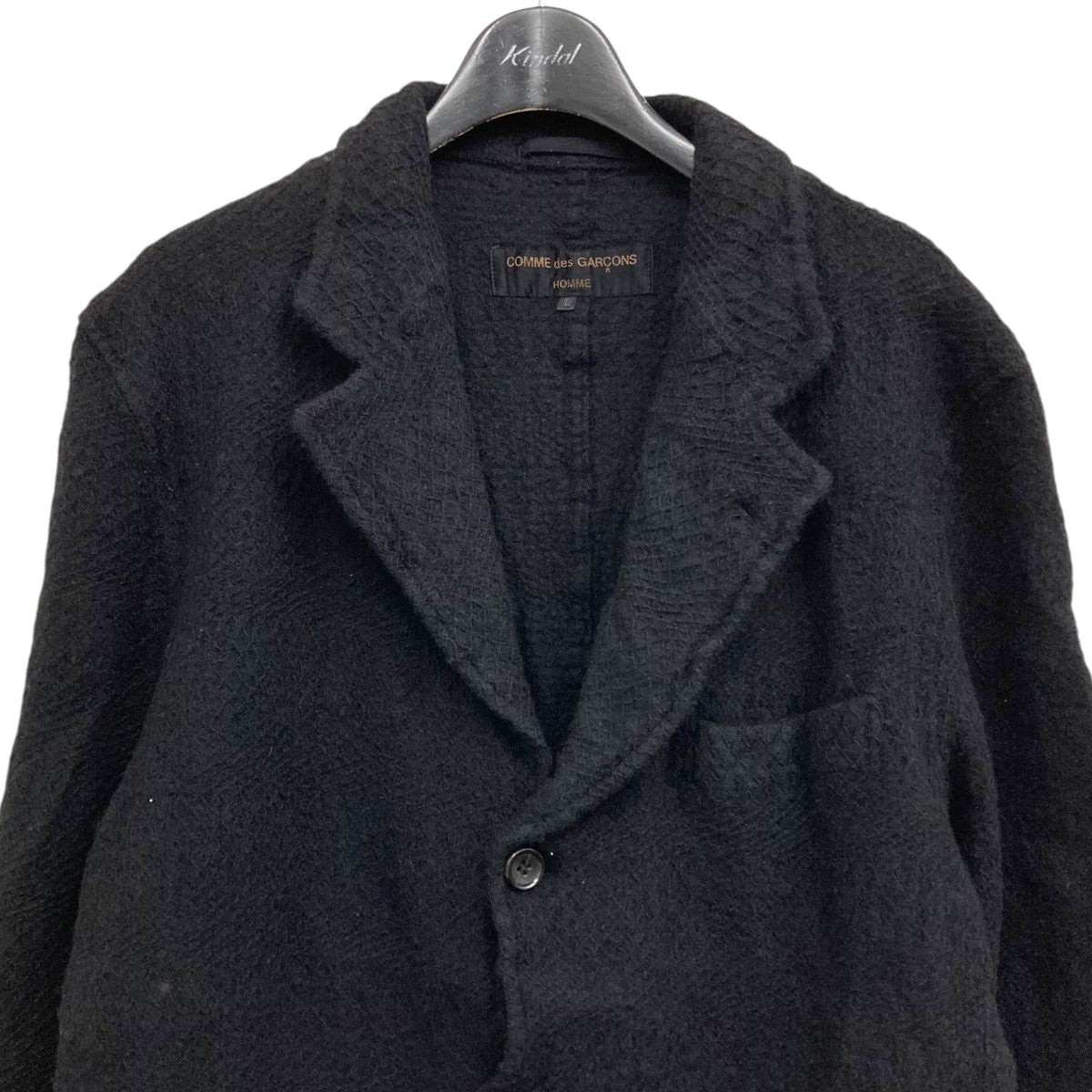 COMME des GARCONS HOMME PLUS(コムデギャルソンオムプリュス) AD2002ウール縮絨テーラードジャケット ブラック サイズ  L｜【公式】カインドオルオンライン ブランド古着・中古通販【kindal】