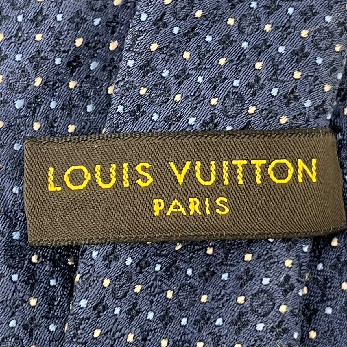 LOUIS VUITTON(ルイヴィトン) ドットネクタイ ブルー｜【公式