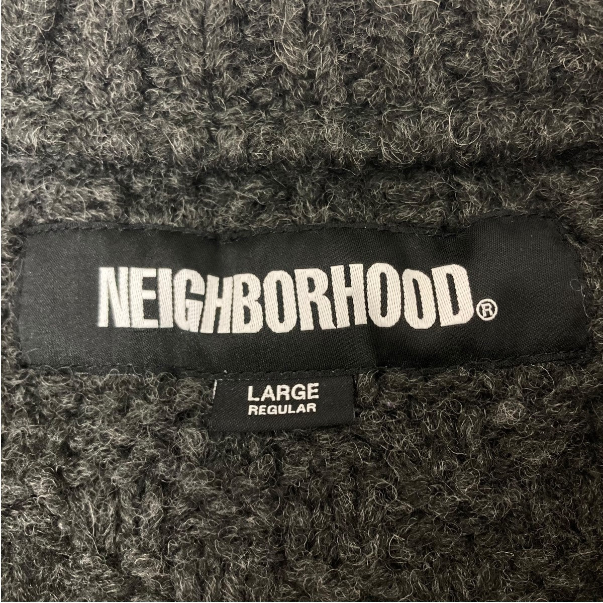 NEIGHBORHOOD(ネイバーフッド) PATCHWORK SAVAGE SWEATER ダメージ加工ニット 232FUNH-KNM01 グレー  サイズ L｜【公式】カインドオルオンライン ブランド古着・中古通販【kindal】