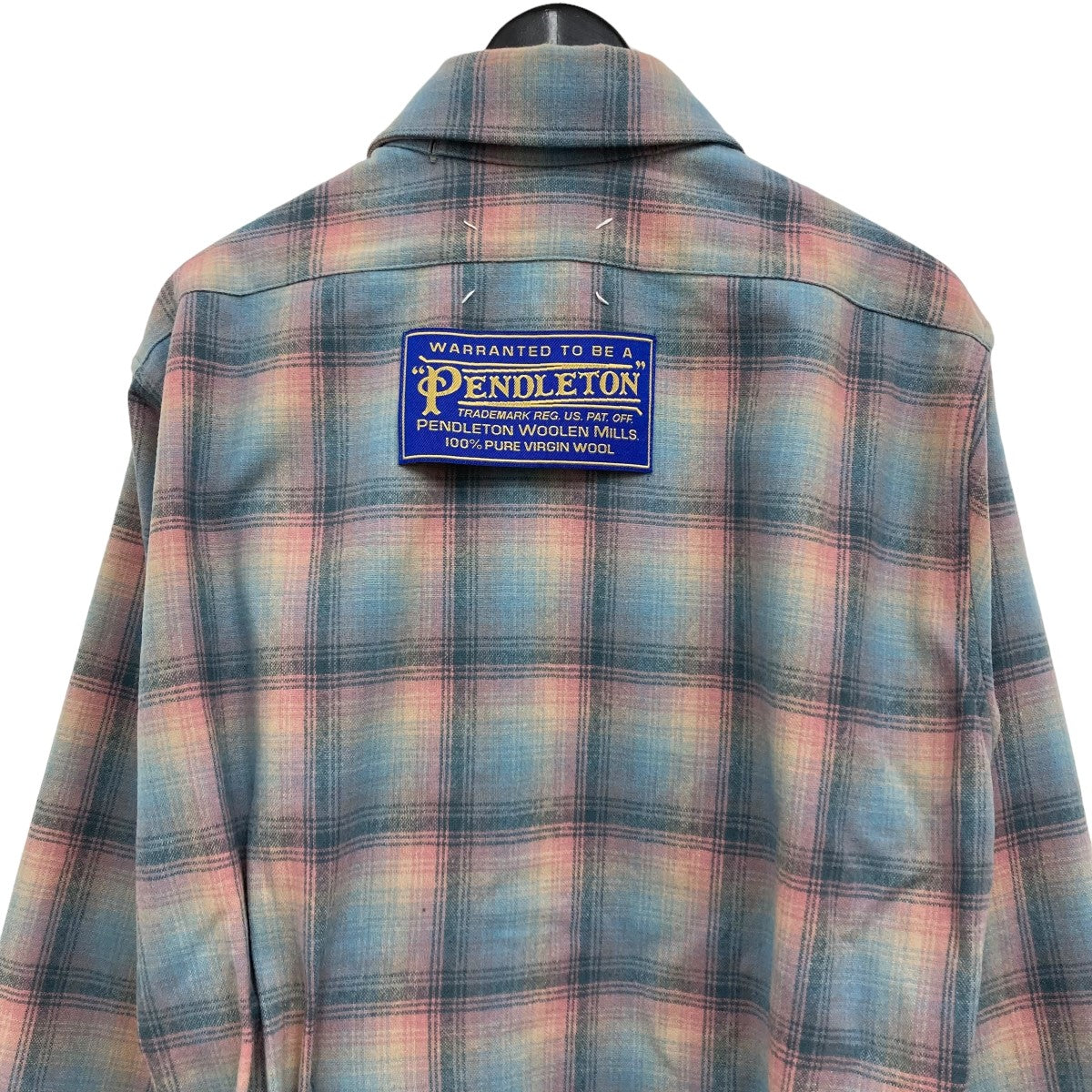 未使用 24年 Maison Margiela ペンドルトン チェック ウール Maison  