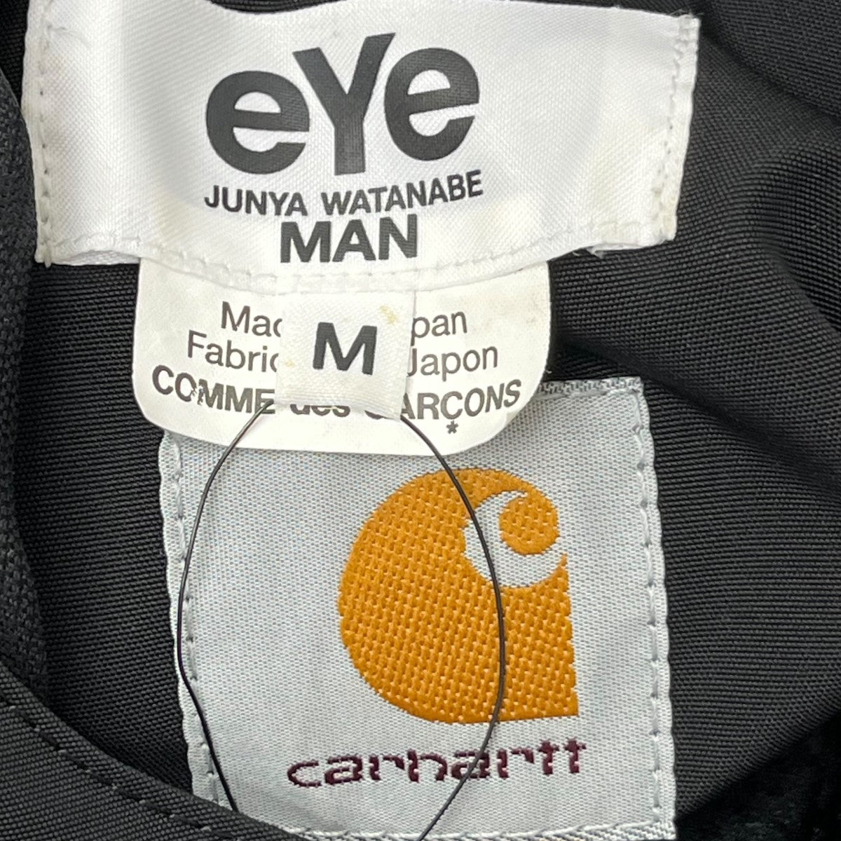 eYe COMME des GARCONS JUNYAWATANABE MAN×CarHartt エステルオックス マウンテンパーカー ジャケット  WL-J901 ブラック サイズ M｜【公式】カインドオルオンライン ブランド古着・中古通販【kindal】