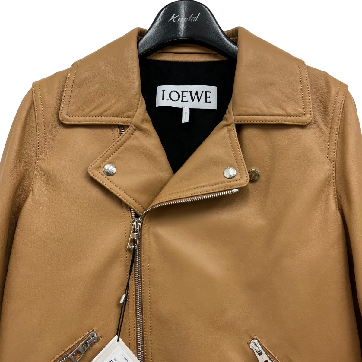 LOEWE(ロエベ) 2023SS レザージャケット S359Y19L31 ブラウン サイズ 34｜【公式】カインドオルオンライン  ブランド古着・中古通販【kindal】