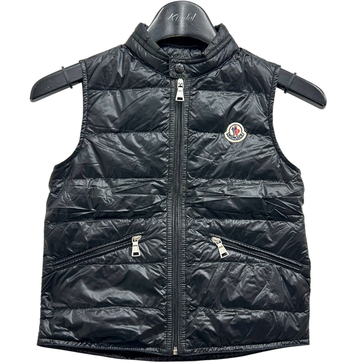 MONCLER(モンクレール) GUI GILET ダウンベスト キッズサイズ C19544331599 ブラック｜【公式】カインドオルオンライン  ブランド古着・中古通販【kindal】