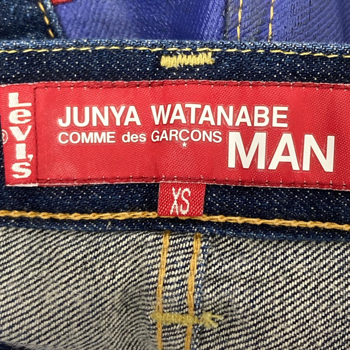 JUNYA WATANABE MAN×LEVI'S デニムパンツ WR-P205 インディゴ サイズ ...