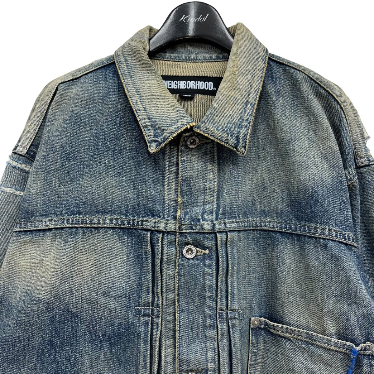 NEIGHBORHOOD(ネイバーフッド) 2024SS SAVAGE DENIM TYPE-1 JACKET デニムジャケット  241XBNH-JKM01 インディゴ サイズ L｜【公式】カインドオルオンライン ブランド古着・中古通販【kindal】