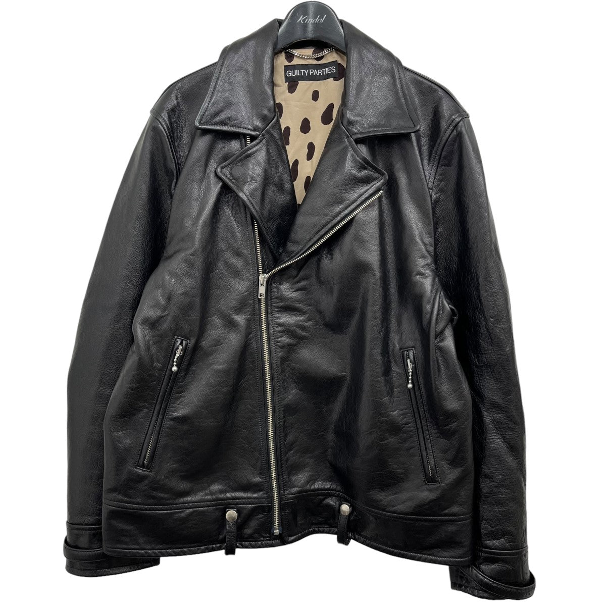 WACKO MARIA(ワコマリア) 2024SS DOUBLE RIDERS LEATHER JACKET ( TYPE-2 ) レザー ダブルライダースジャケット 24SS-WMO-BL04 ブラック サイズ M｜【公式】カインドオルオンライン ブランド古着・中古通販【kindal】