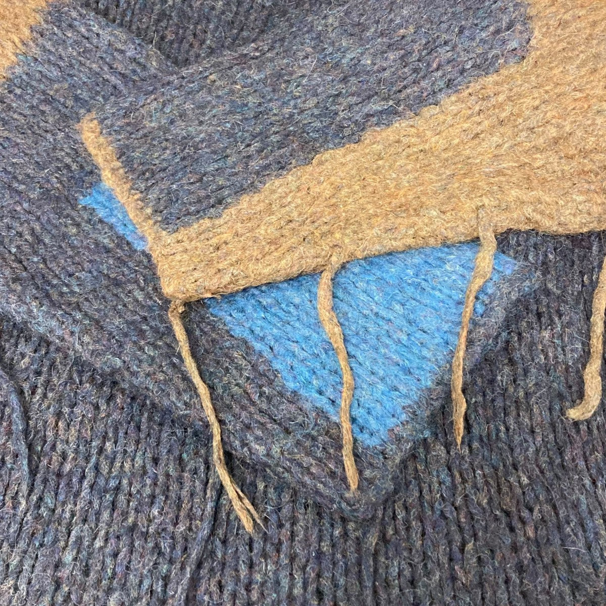 UNUSED(アンユーズド) Hand-Kniting Sweater ハンドニット US1321 ネイビー サイズ  2｜【公式】カインドオルオンライン ブランド古着・中古通販【kindal】