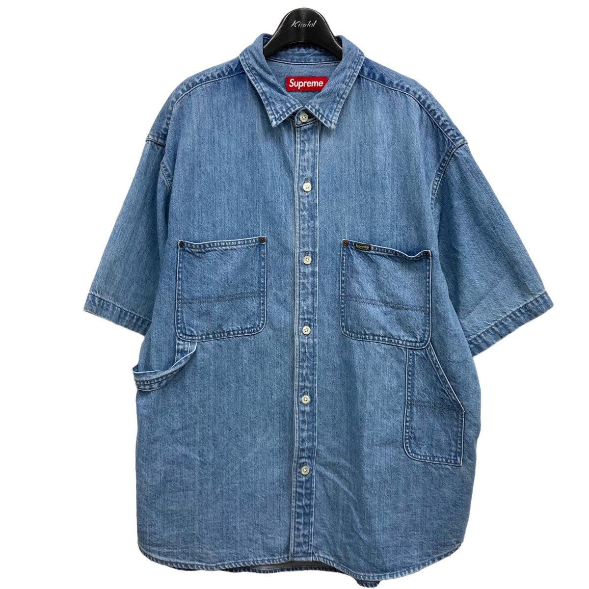 Supreme(シュプリーム) Loose fit s s denim painter shirtデニムシャツ