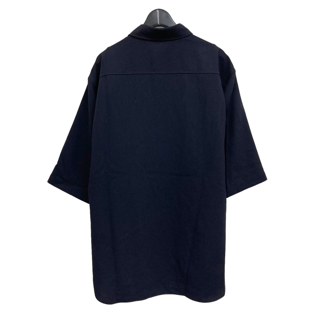 AURALEE(オーラリー) HARD TWIST WOOL DOBBY HALF SLEEVED SHIRTS 半袖ウールシャツ