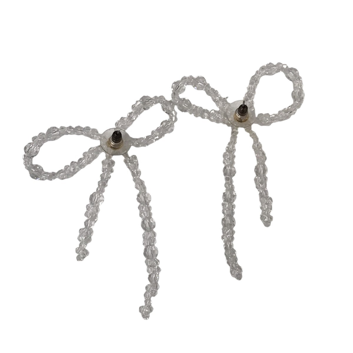Simone Rocha×H＆M リスタルグラスビーズピアス ホワイト