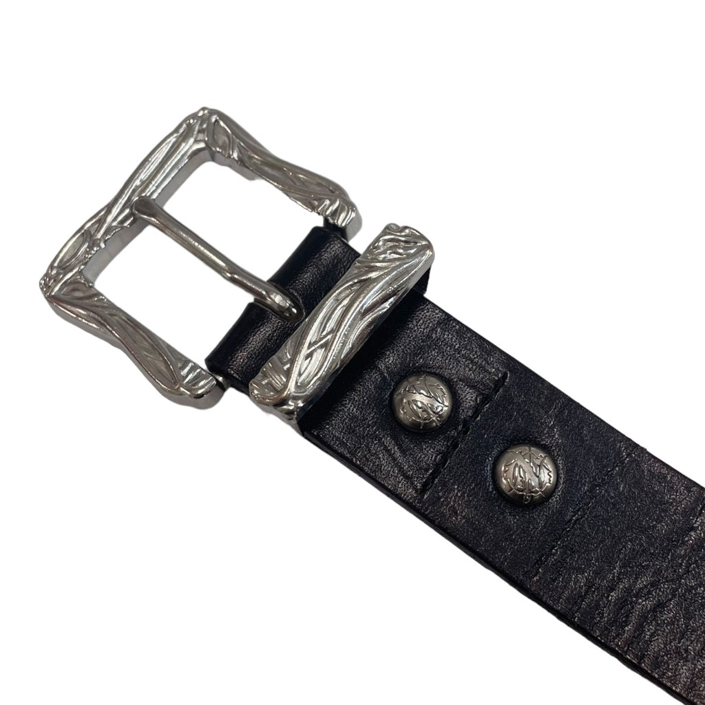 NULLUS(ヌールス) FRACTURED SWORD BELTレザーベルト ブラック｜【公式  