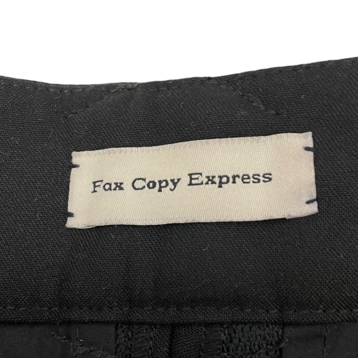 Fax Copy Express(ファックス コピー エクスプレス) WIDE-LEG SUIT PANTSスラックス