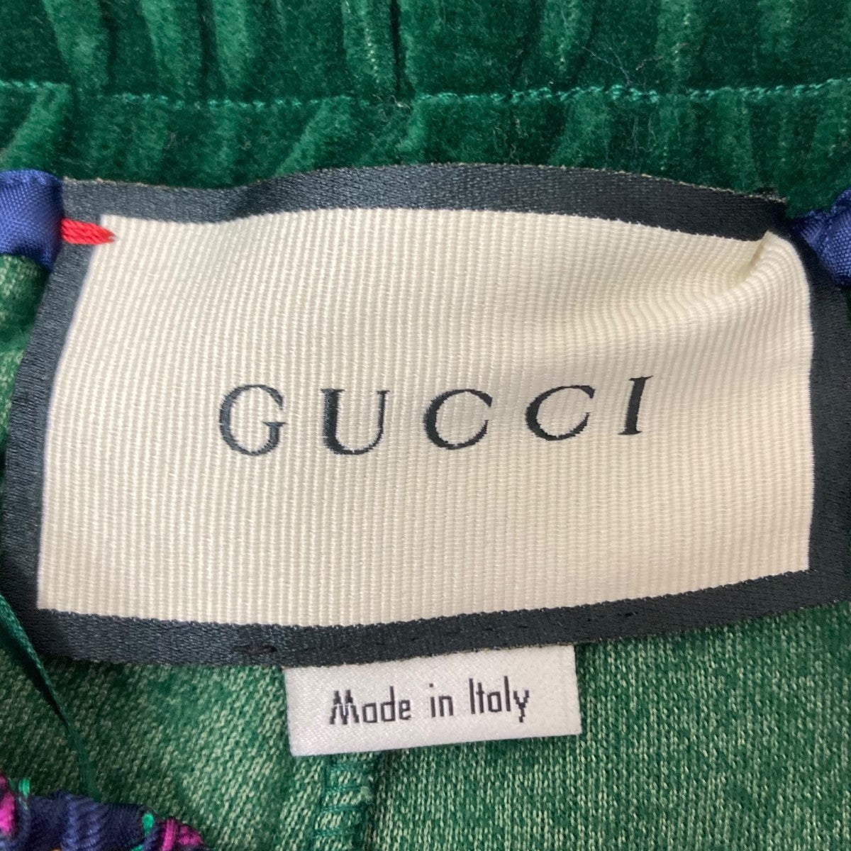 GUCCI(グッチ) バイマテリアルハーレムスタイルパンツ