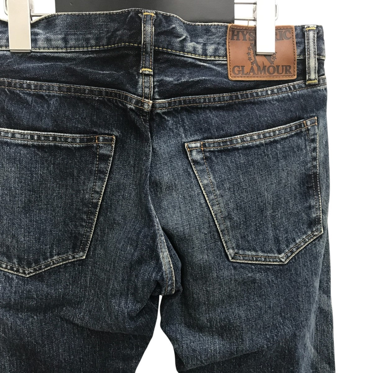【超希少】ヒステリックグラマー スタッズデニムパンツ ビンテージ加工 30 HYSTERIC GLAMOUR(ヒステリックグラマー) 00's スタッズUSED加工