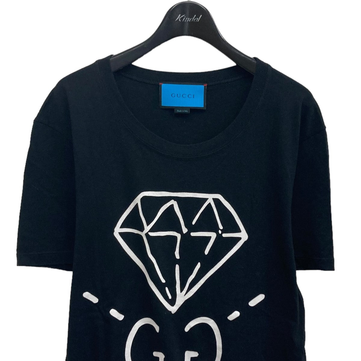 GUCCI(グッチ) ゴースト GG ダイヤモンドTシャツ 432086 ブラック 