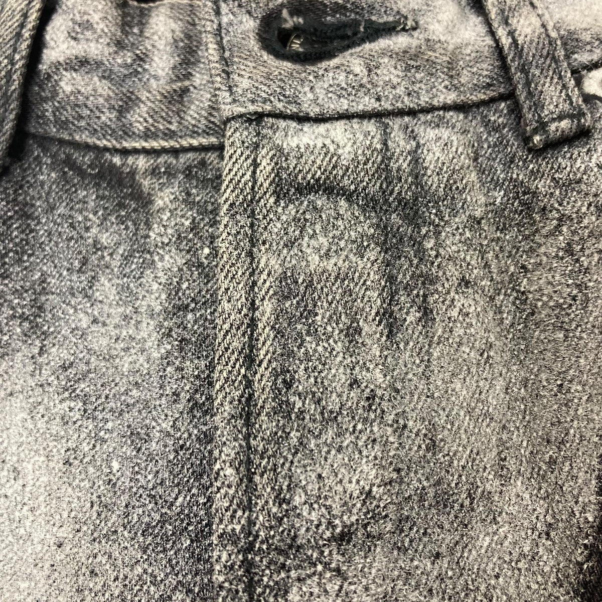 JOHN LAWRENCE SULLIVAN(ジョンローレンスサリバン) GRADATION FLOC PRINTED DENIM 5POCKET  フロッキーデニムパンツ 2A011-0320-17 ブラック サイズ 44｜【公式】カインドオルオンライン ブランド古着・中古通販【kindal】