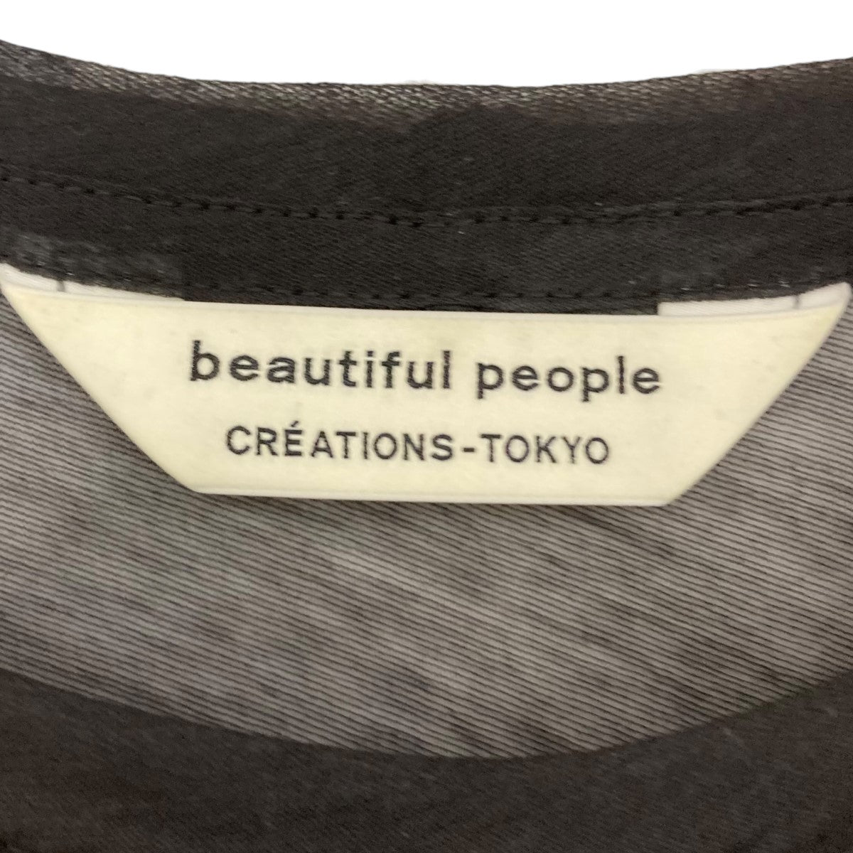 beautiful people(ビューティフルピープル) 24SS sheer jersey