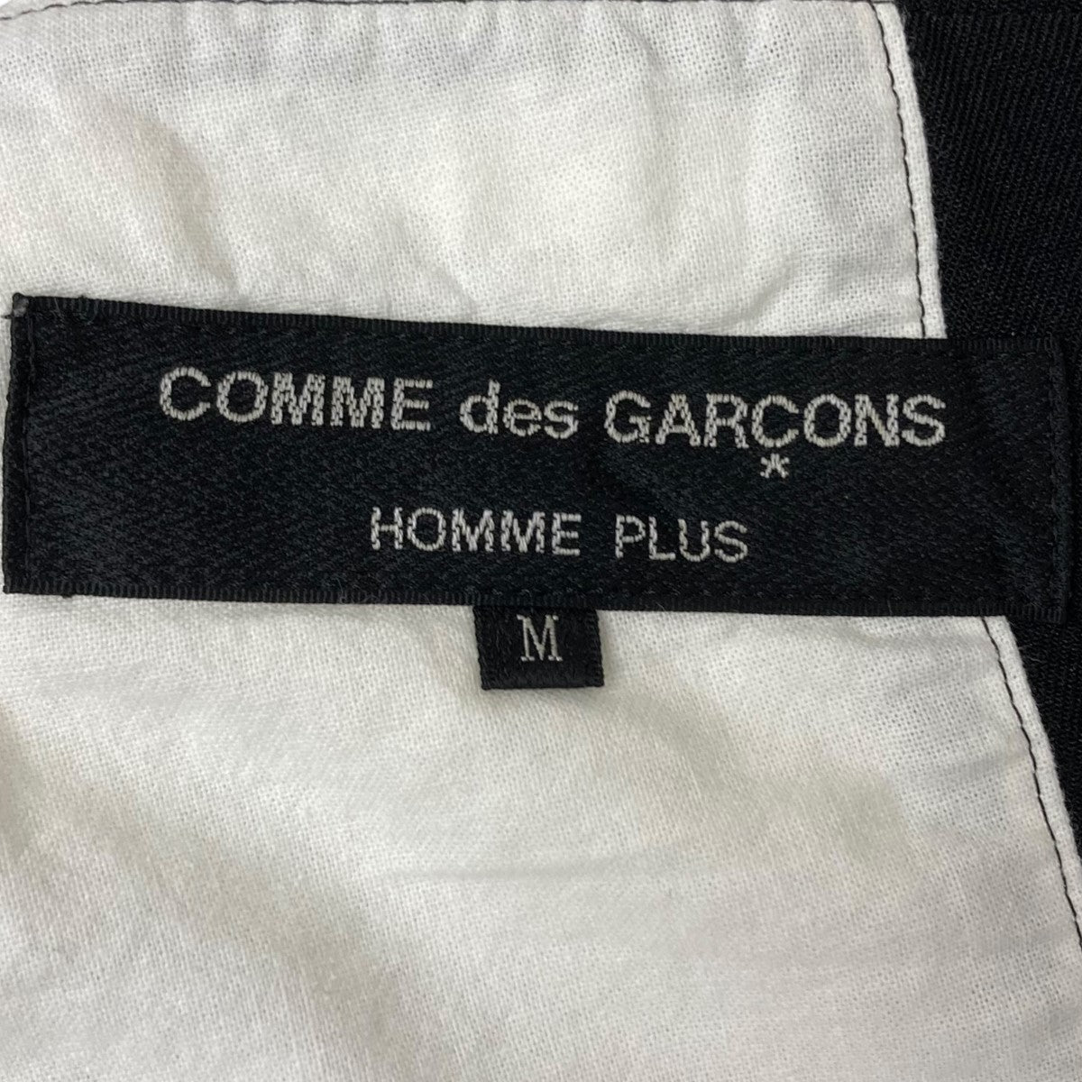 COMME des GARCONS HOMME PLUS(コムデギャルソンオムプリュス) エステル縮絨 マオカラー 包ボタン チャイナ ジャケット  PA-J049 ブラック サイズ M｜【公式】カインドオルオンライン ブランド古着・中古通販【kindal】