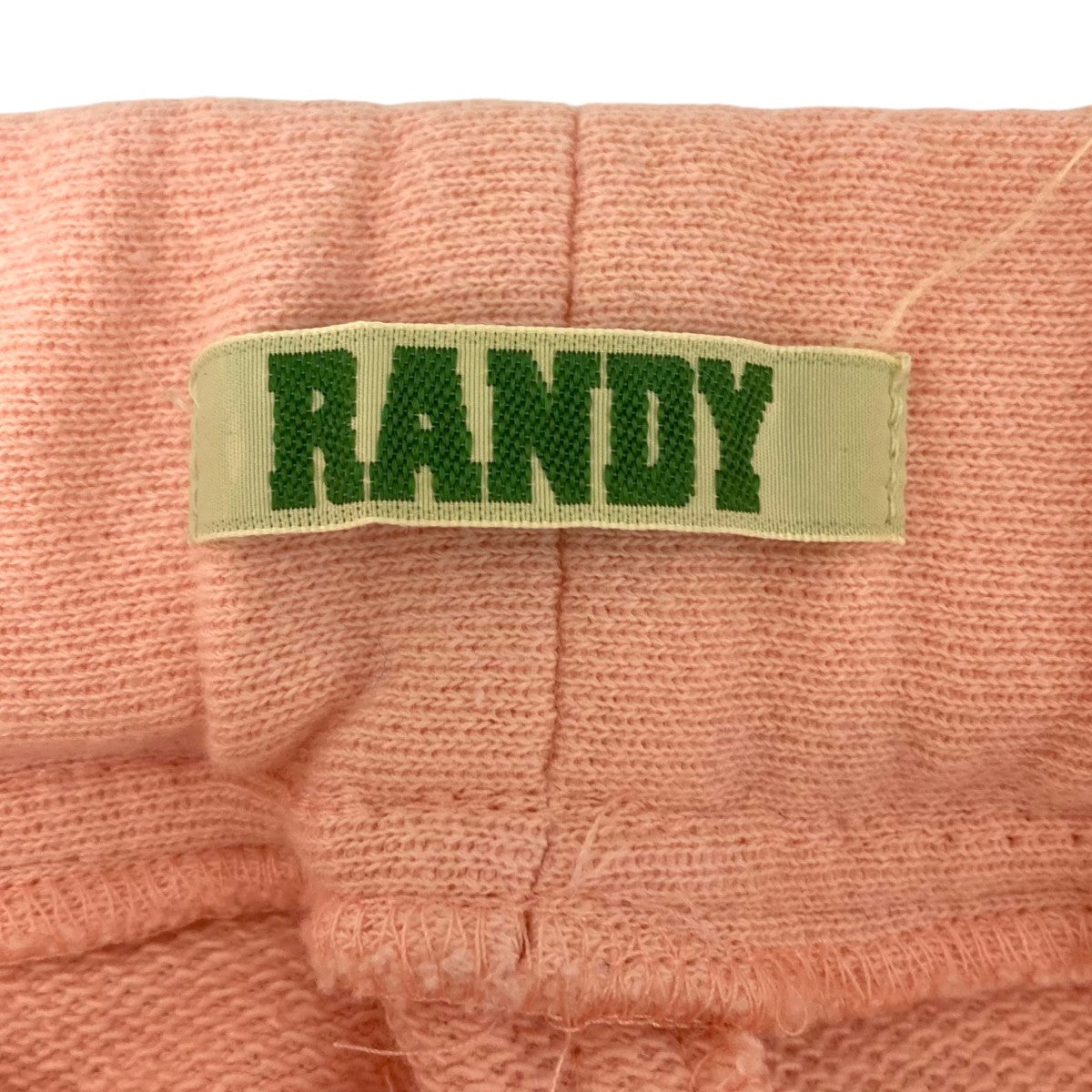 Randy(ランディ) 24SS Muscle - Earth Pink スウェットパンツ SS24-RPT04 ピンク サイズ  2｜【公式】カインドオルオンライン ブランド古着・中古通販【kindal】