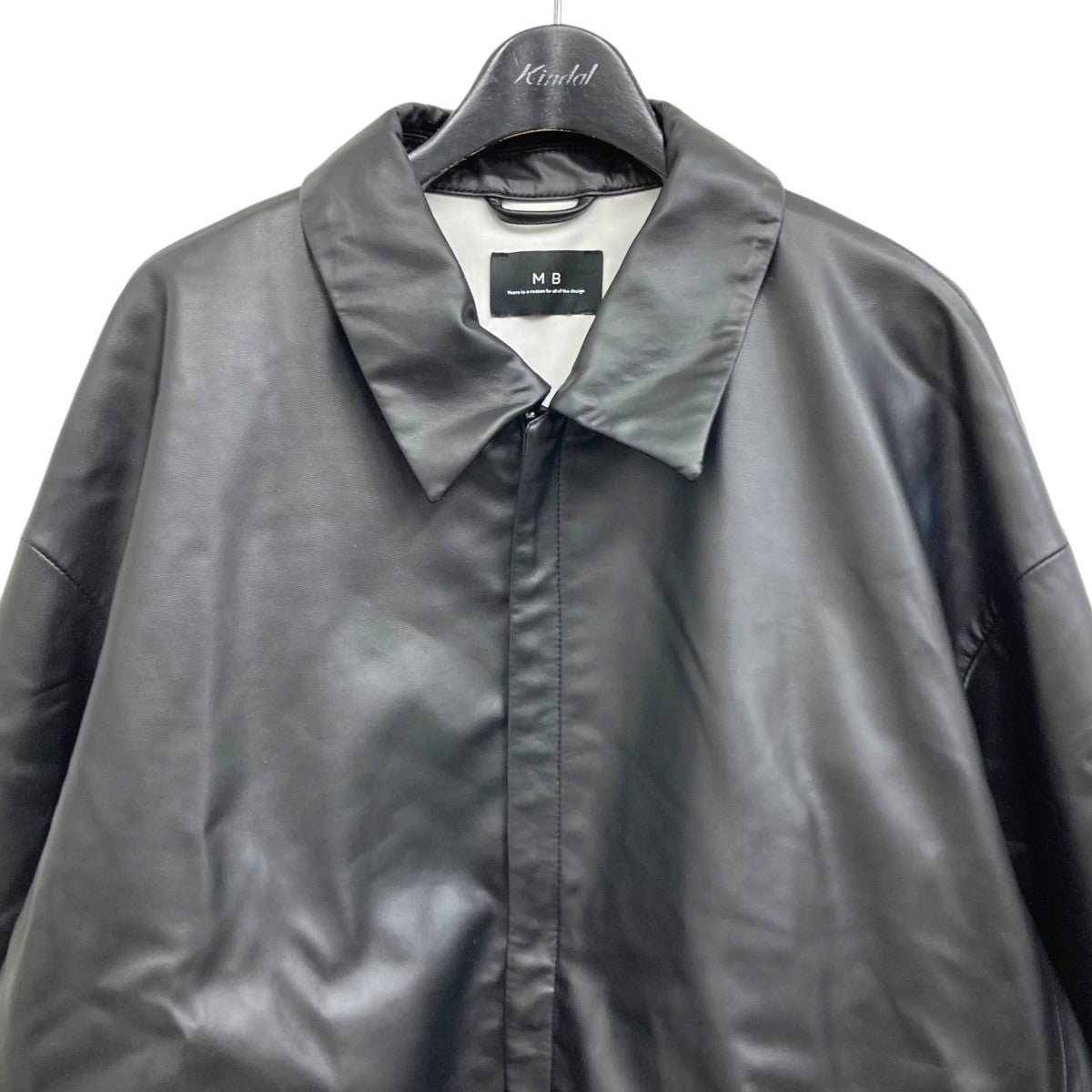 MB(エムビー) STUDIOUS別注 WATER REPELLENT LEATHER RIDERS JACKET