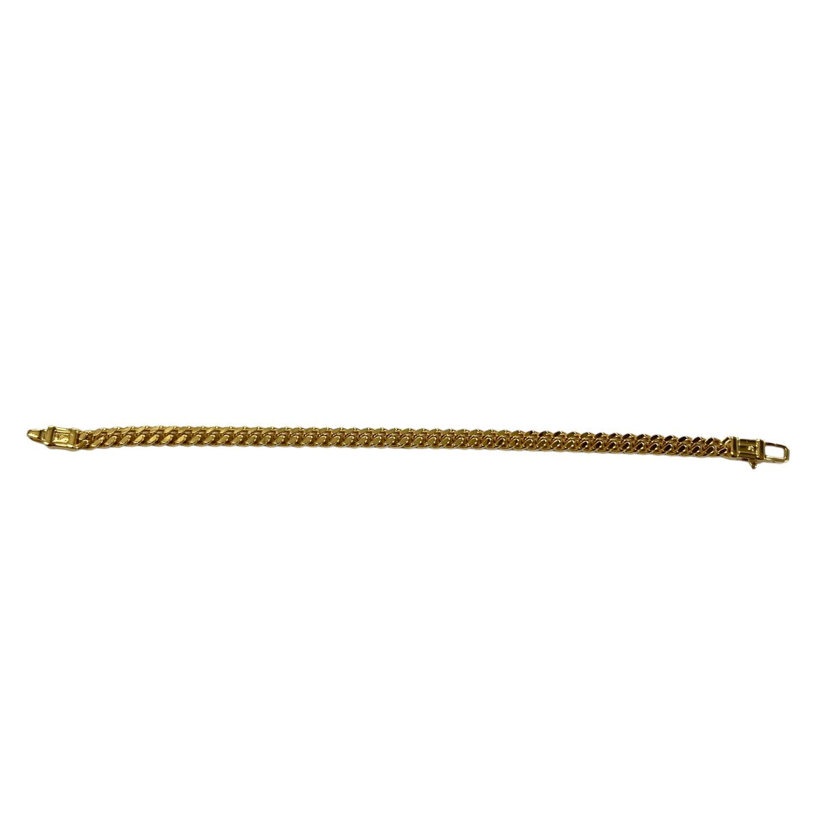 Curb Bracelet L Goldチェーンブレスレット