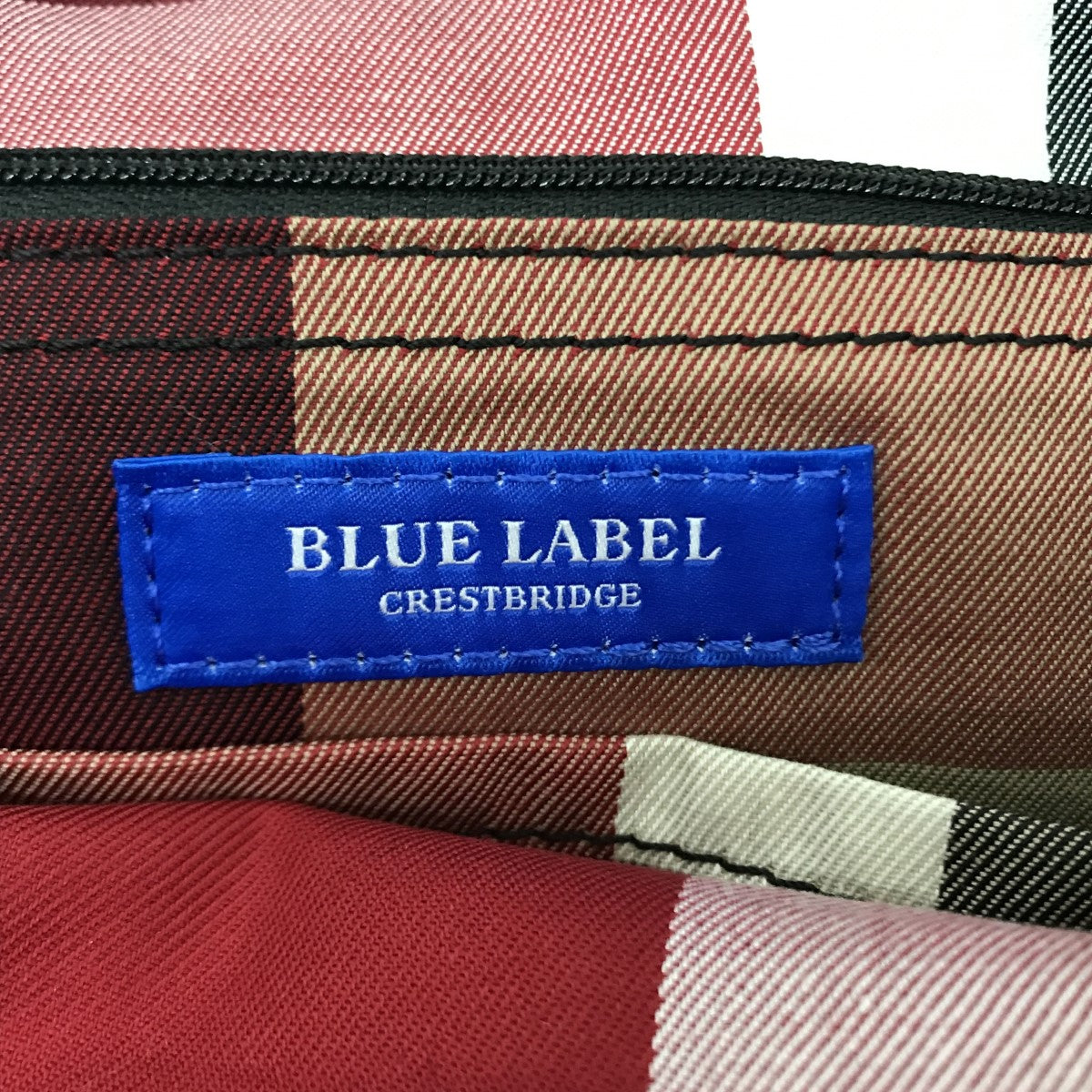 BLUE LABEL CRESTBRIDGE(ブルーレーベルクレストブリッジ) ノバチェックリボン デニムトートバッグ 55121-741-29  55121-741-29 インディゴ｜【公式】カインドオルオンライン ブランド古着・中古通販【kindal】