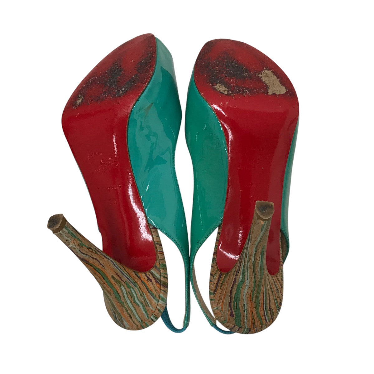 Christian Louboutinエナメルグリーン ハイヒール Christian Louboutinエナメルグリーン ハイヒール Christian Louboutin