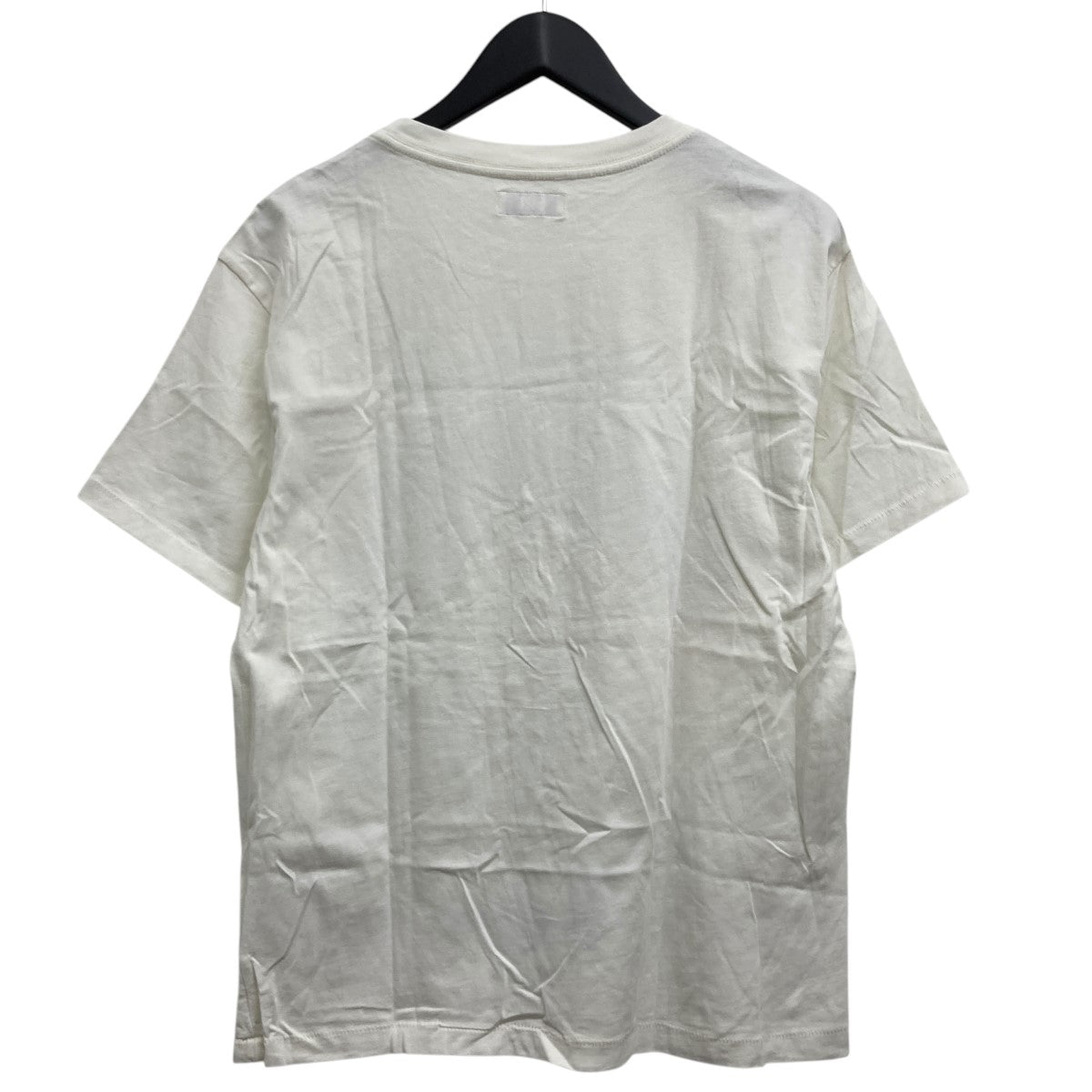 イーアールエル ERL ネップ加工 スカルプリントクロップドTシャツ ホワイト サイズ：XS ERL(イーアールエル) ネップ加工スカルプリントクロップドT