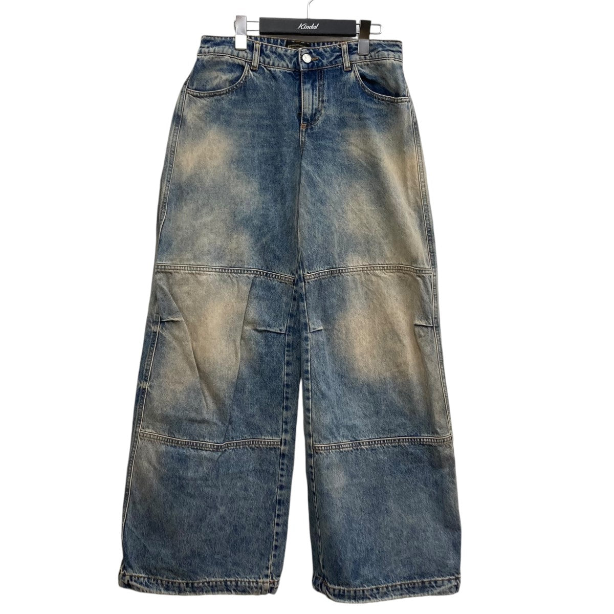 ACID WASH LOW RISE FLARE デニムパンツ