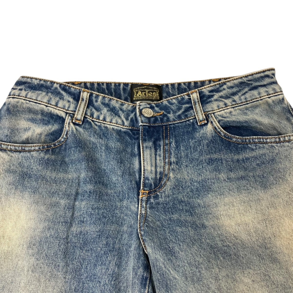 ARIES(アリーズ) ACID WASH LOW RISE FLARE デニムパンツ STAR30880 インディゴ サイズ  29｜【公式】カインドオルオンライン ブランド古着・中古通販【kindal】