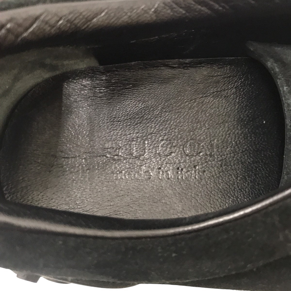 GUCCI(グッチ) スウェードシューズ281009 281009 ブラック サイズ 5 1