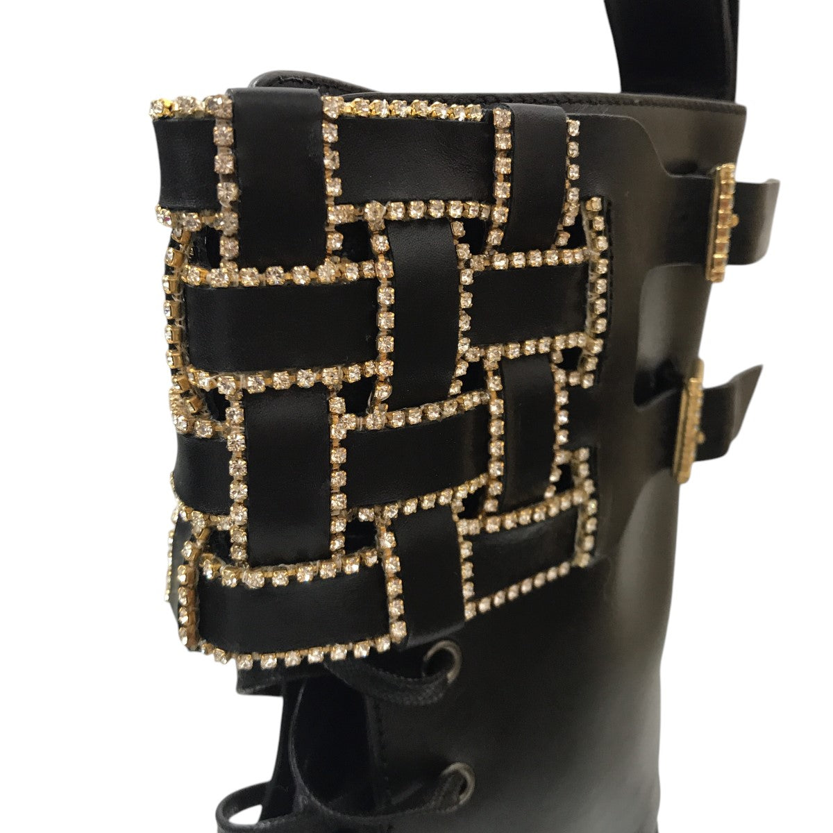 RENE CAOVILLA(レネ・カオヴィラ) 10ホールブーツ ブラック サイズ 37