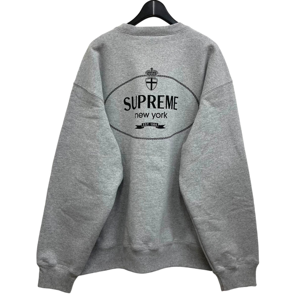 Supreme(シュプリーム) 24AW Crest Crewneck Heather Grey スウェット ライトグレー サイズ L｜【公式】カインドオルオンライン  ブランド古着・中古通販【kindal】