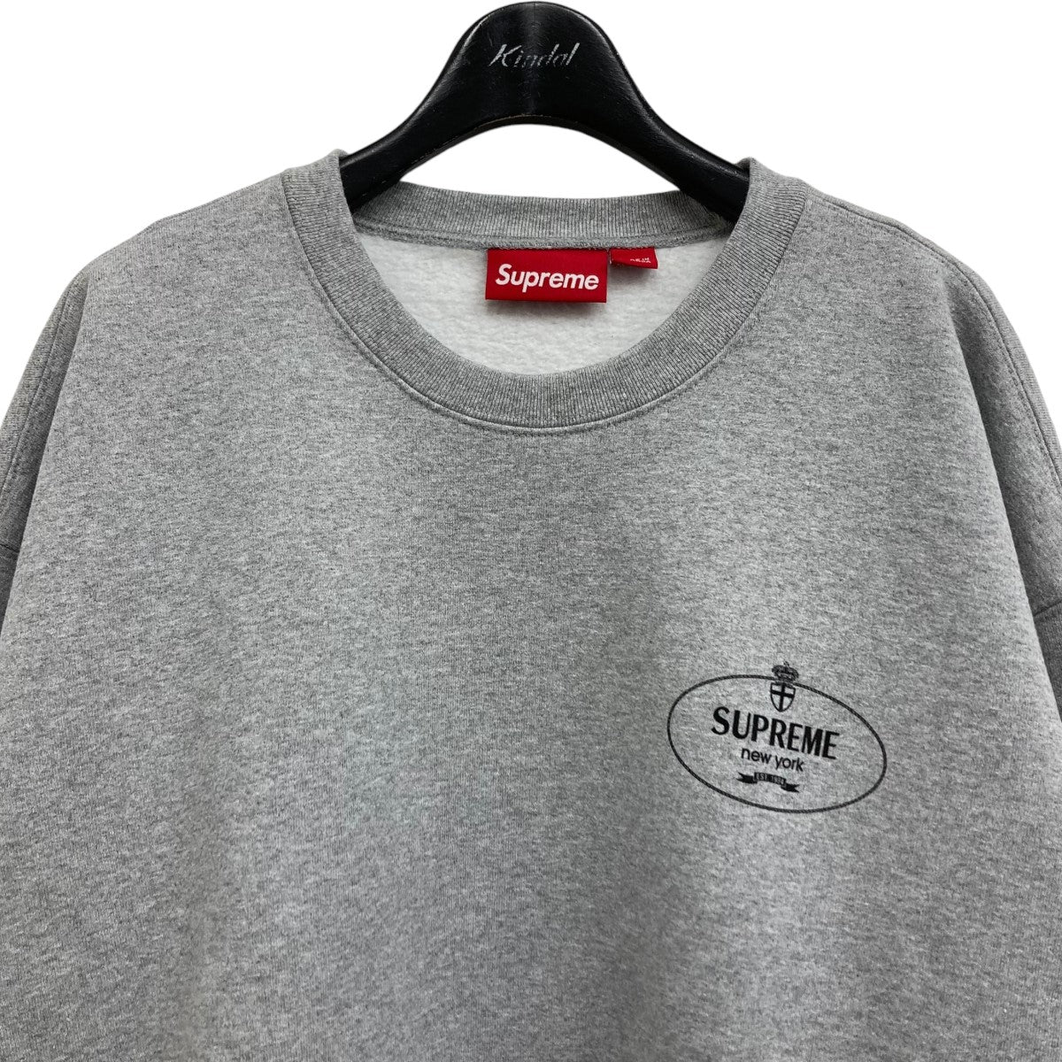 Supreme(シュプリーム) 24AW Crest Crewneck Heather Grey スウェット ライトグレー サイズ L｜【公式】カインドオルオンライン  ブランド古着・中古通販【kindal】