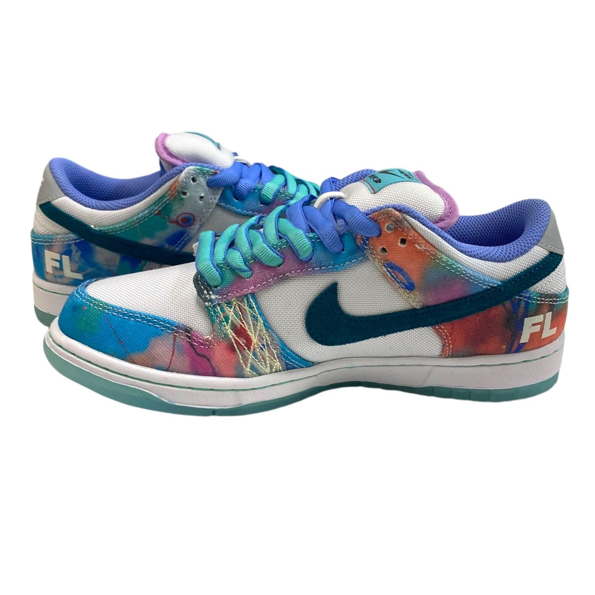 靴 Futura SB Dunk Low White and Geode Teal Futura × Nike SB Dunk Low 