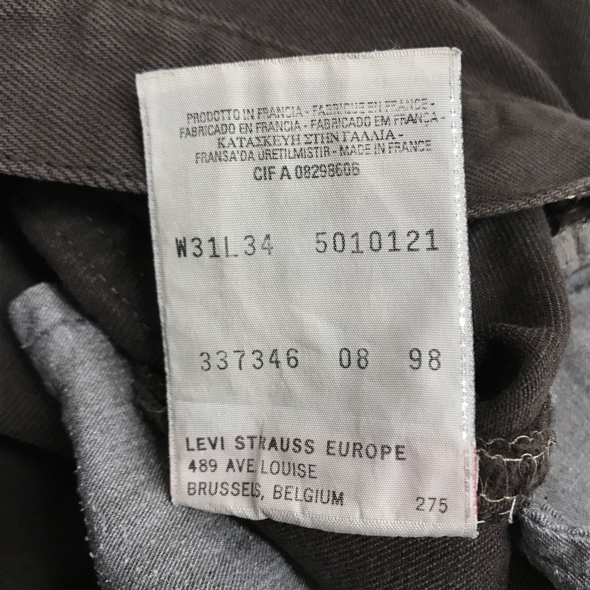 LEVI'S(リーバイス) デニムパンツ 5010121 5010121 ブラウン サイズ 31