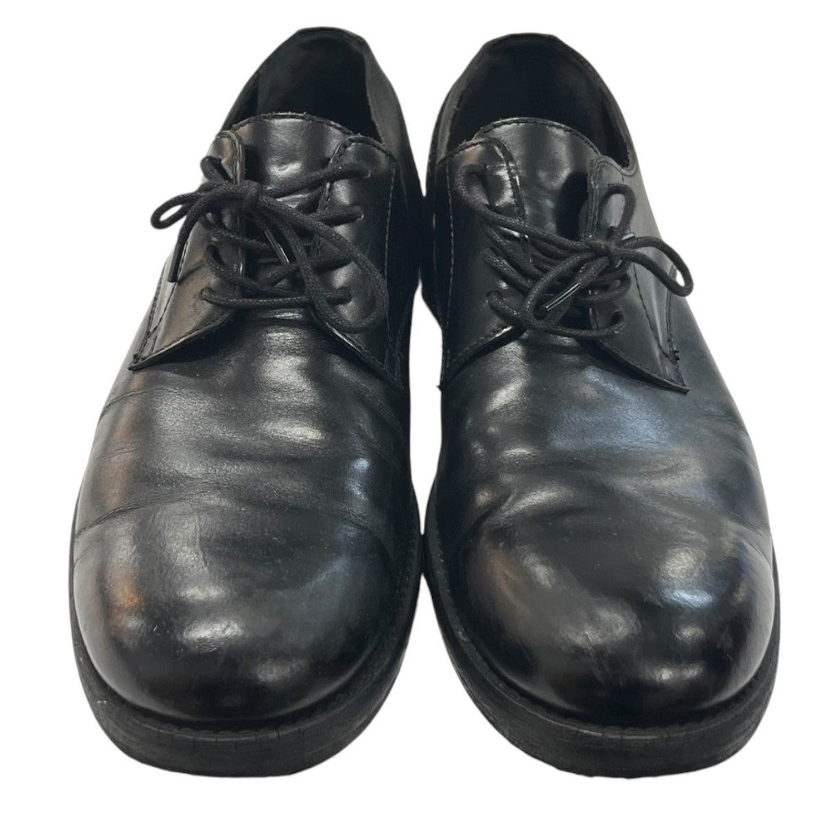 Yohji Yamamoto pour homme(ヨウジヤマモトプールオム) COSTUME D'HOMME SHINY GLASS PLAIN  TOE レザーシューズ HW-E80-752 ブラック サイズ 26cm｜【公式】カインドオルオンライン ブランド古着・中古通販【kindal】