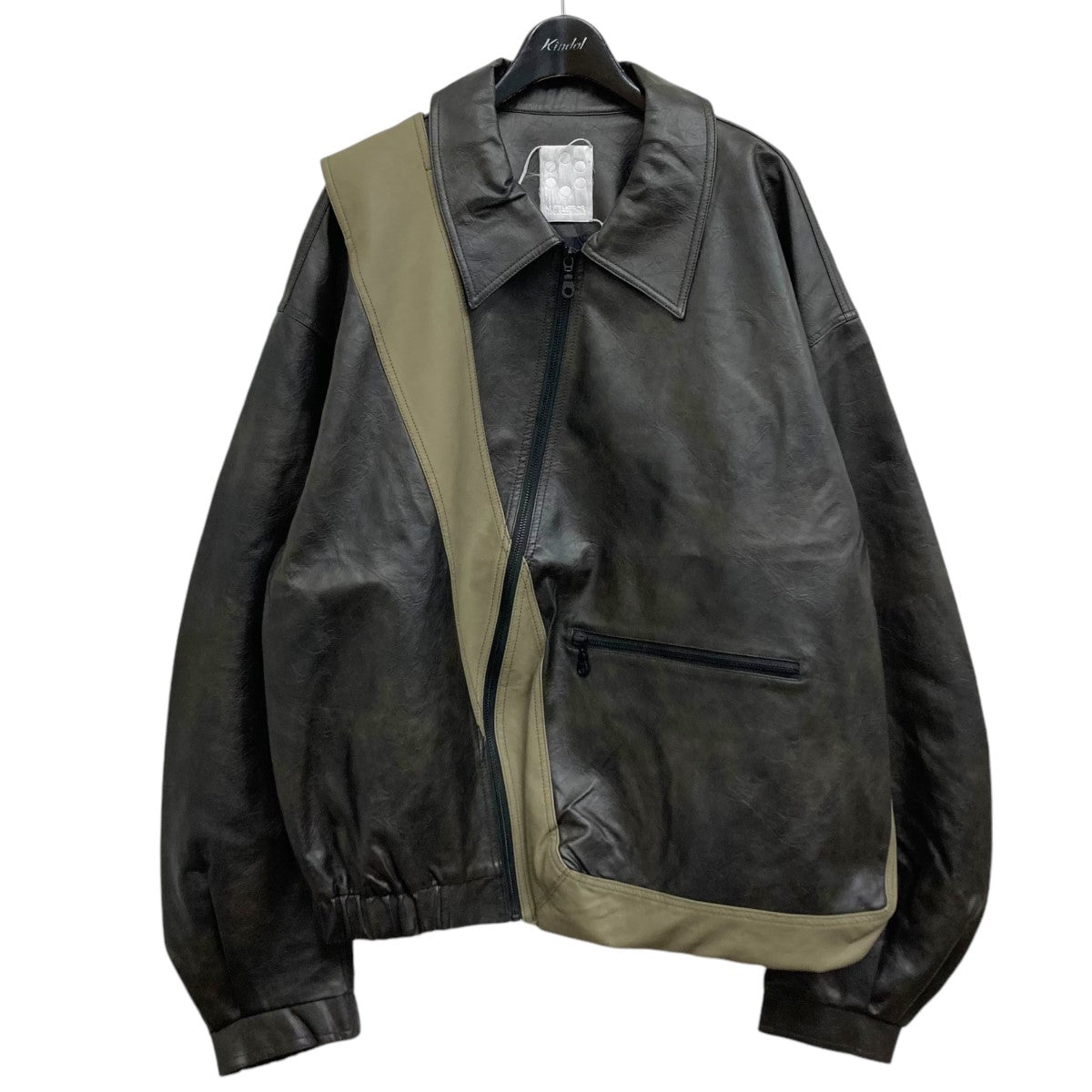 NUTEMPEROR(ナットエンペラー) FAKE LEATHER JACKET変形フェイクレザージャケット