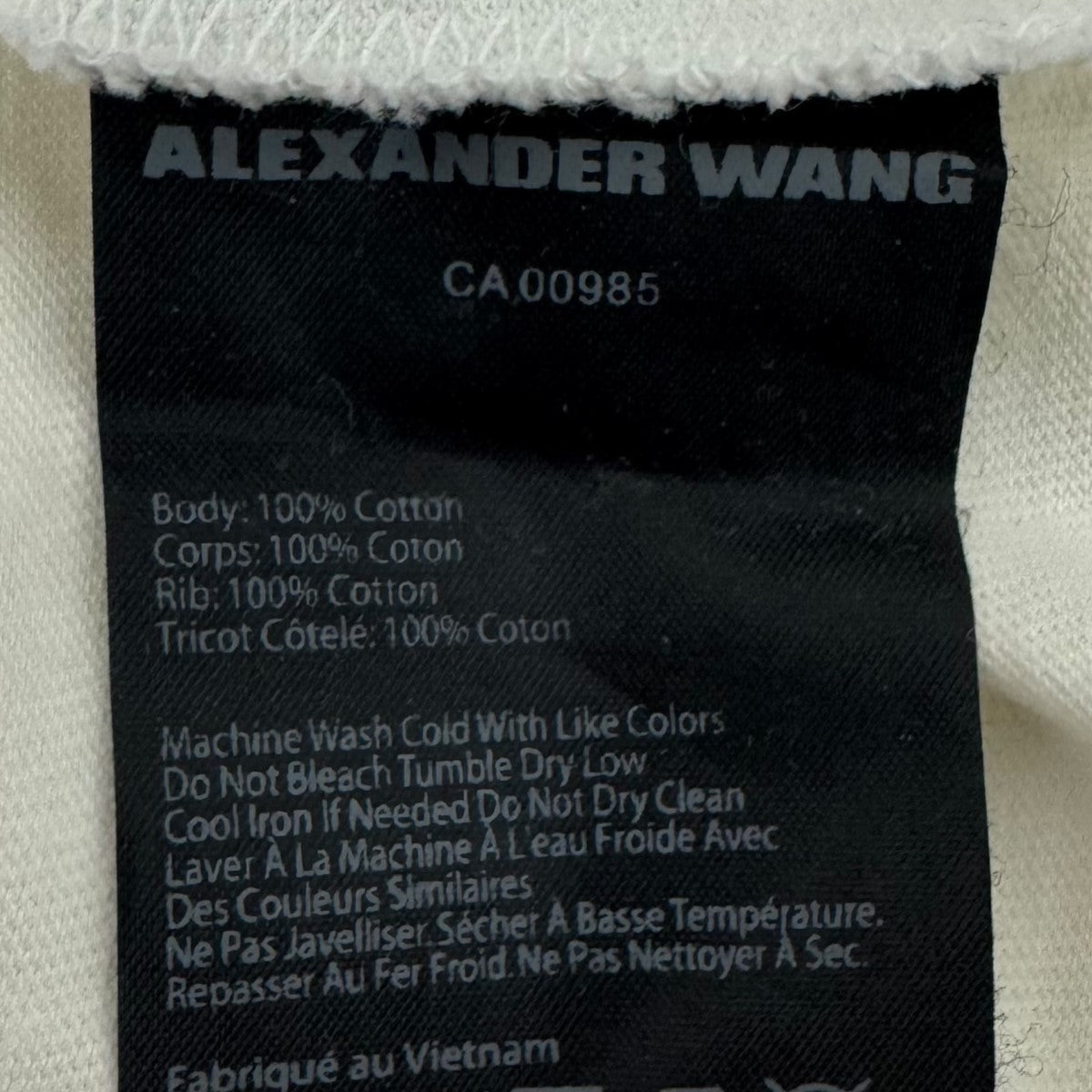 【Alexander Wang】ダメージロゴ入り ロングスリーブTシャツ 9UpbwA8wyYqu.jpg?width=768