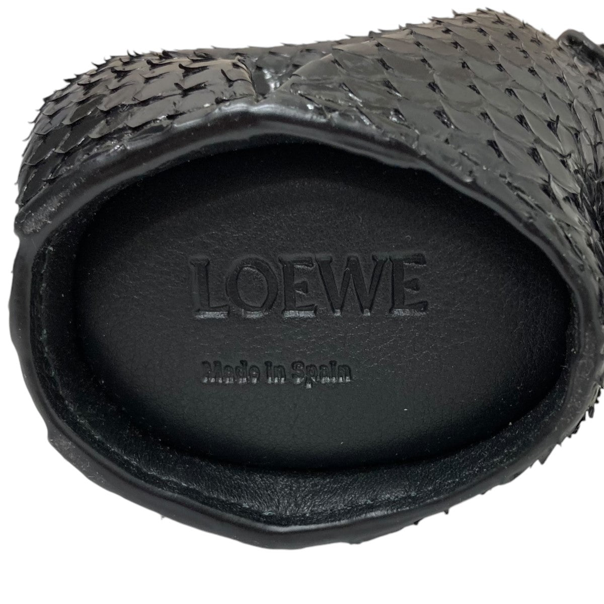 LOEWE(ロエベ) エレファント リザード チャーム ブラック