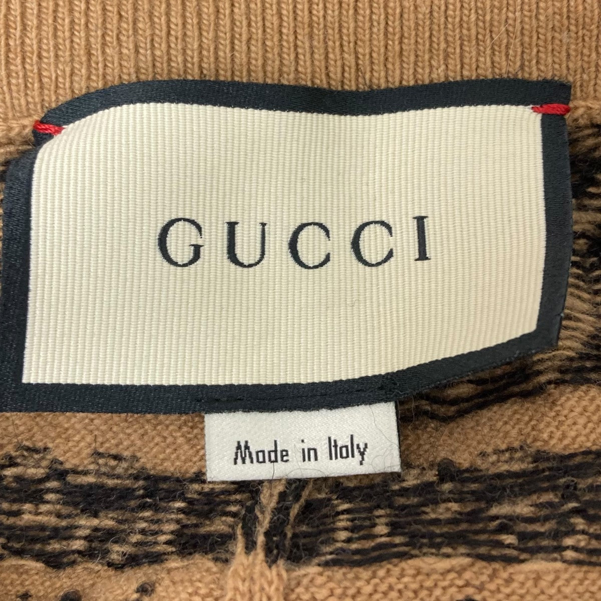 GUCCI(グッチ) JACQUARD BROWN WOOL ALPACA LOUNGE PANTS ニットパンツ 523009 ブラウン サイズ  S｜【公式】カインドオルオンライン ブランド古着・中古通販【kindal】