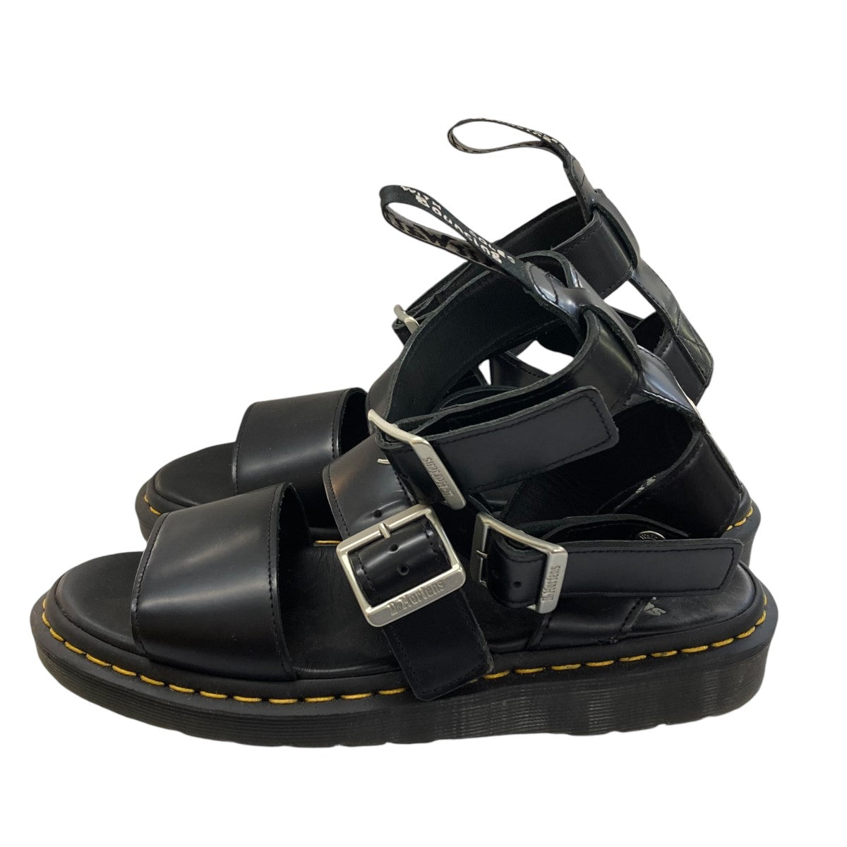 Dr．Martens×RICK OWENS レザーサンダル ブラック サイズ 26.5cm