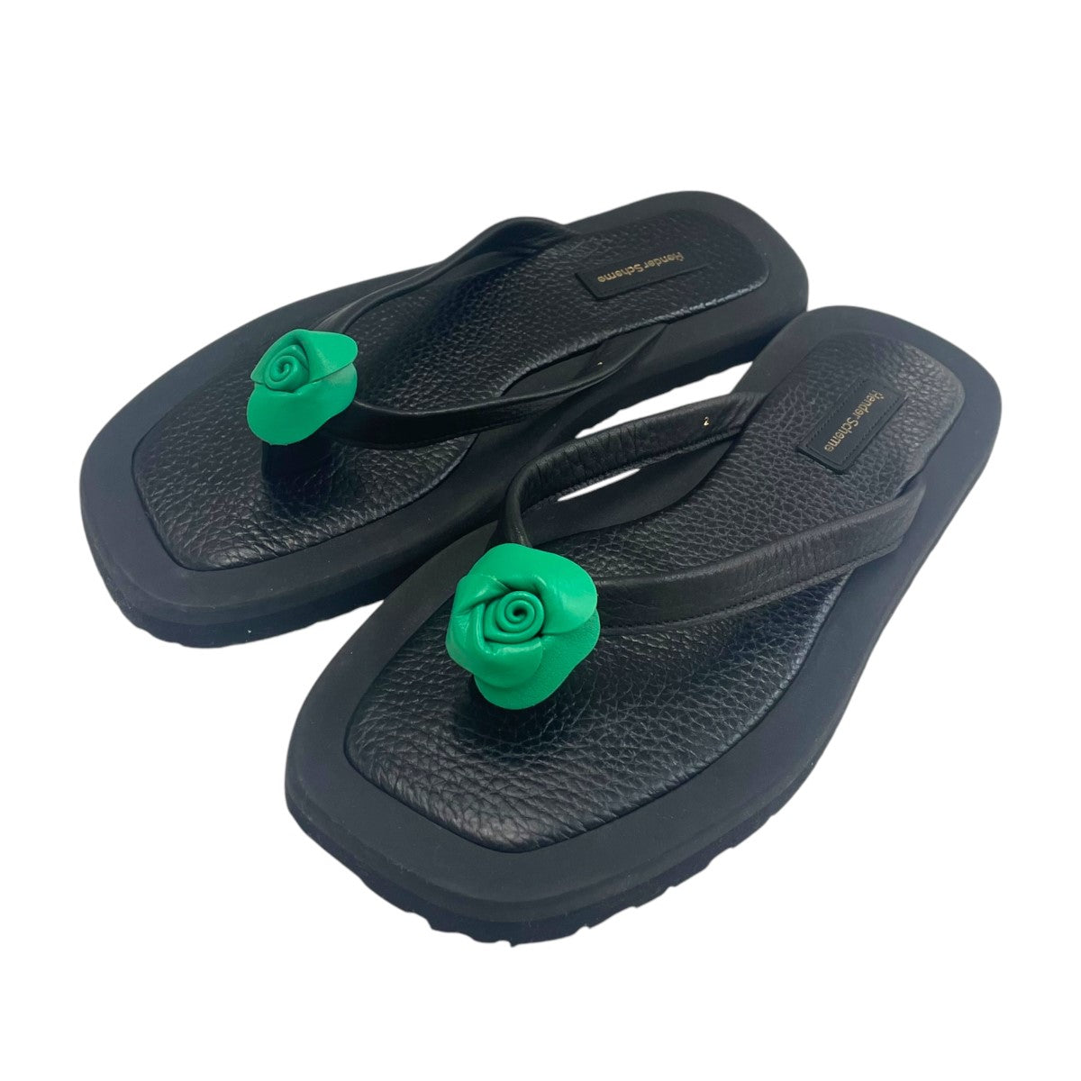 【カメページ】Hender Scheme ブラック サンダル Hender Scheme(エンダースキーマ) 22AW caterpillar sandal