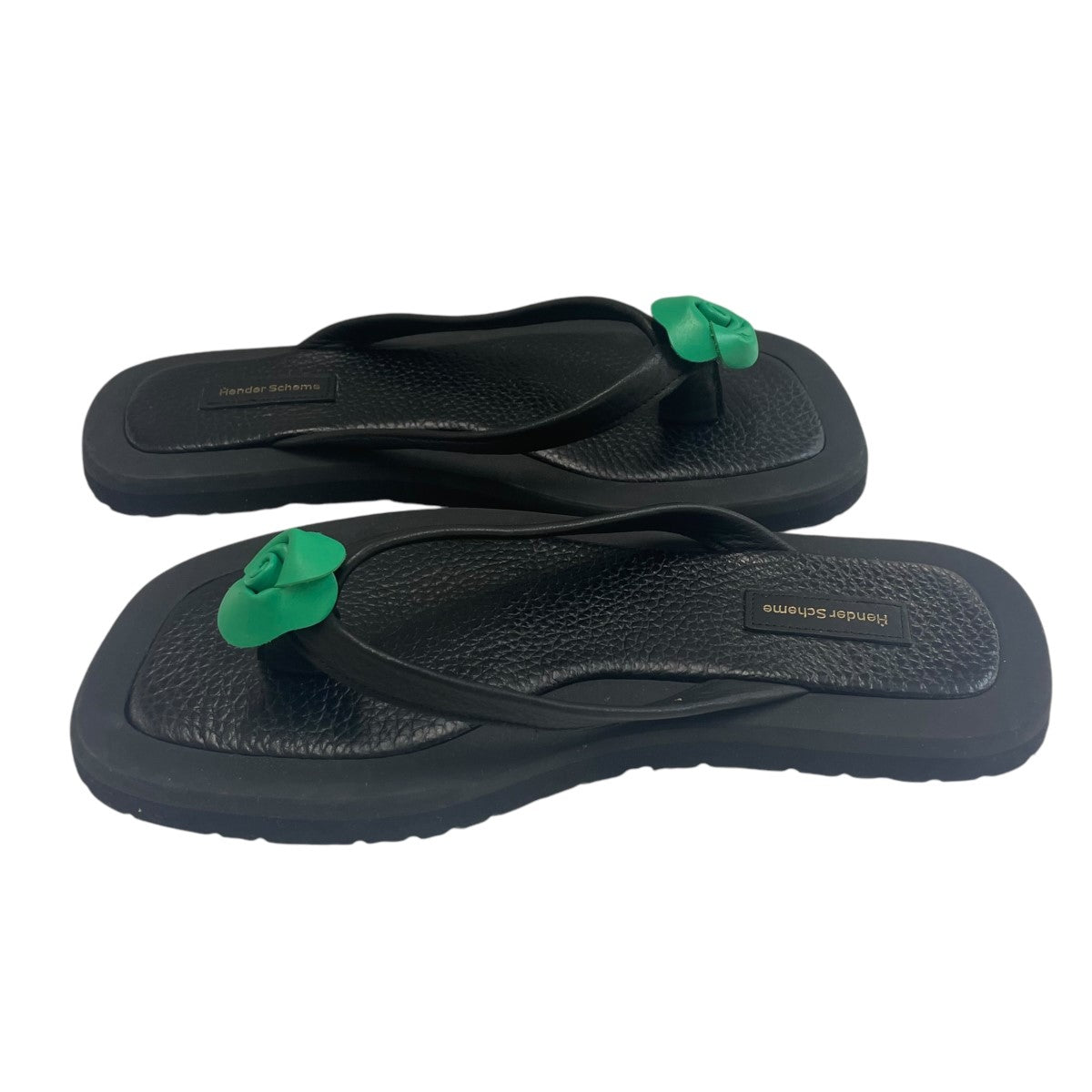 Hender Scheme エンダースキーマ thong サンダル 3 ブラック Hender Scheme (エンダースキーマ) thong / トング