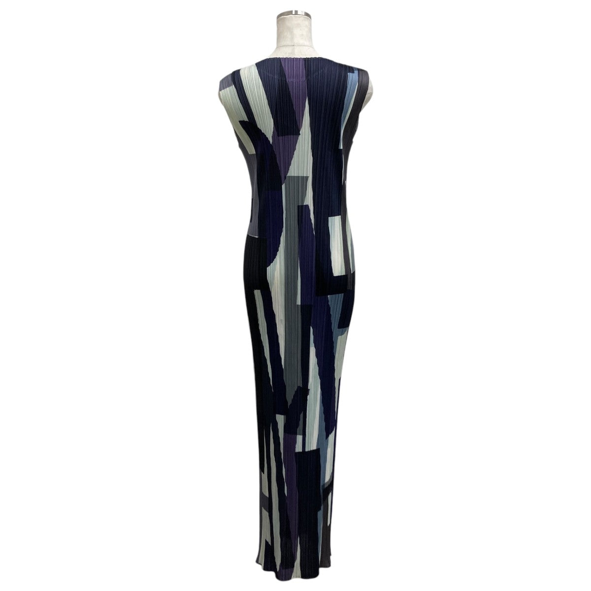 PLEATS PLEASE ノースリーブプリーツワンピース 古着・中古-2枚目のアイテム画像