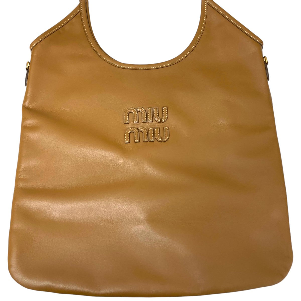 MIU MIU(ミュウミュウ) IVY leather tote bagトートバッグ
